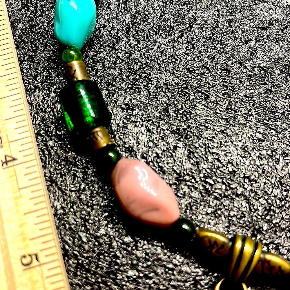 Chico’s Multi-Material And Multicolored Choker Ne… - image 5